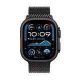 Apple Watch Ultra 2 GPS + Cellular, 49mm Titanium Case with Black Titanium Milanese - Large, MX5V3QA/A