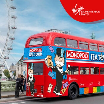 Virgin Experience Days MONOPOLY Afternoon Tea London Bus Tour for Two