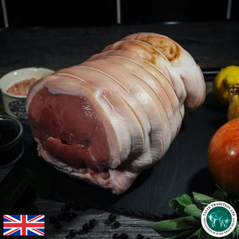 Taste Tradition Rare Breed Pork Leg Joint Boned & Rolled, 3.5kg (Serves 14-16 people)