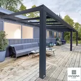 Palram Canopia Stockholm 11ft 2" x 24ft (3.4 x 7.3m) Aluminium Patio Cover 