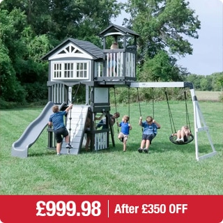 Backyard Discovery Whispering Point Playcentre and Swing Set