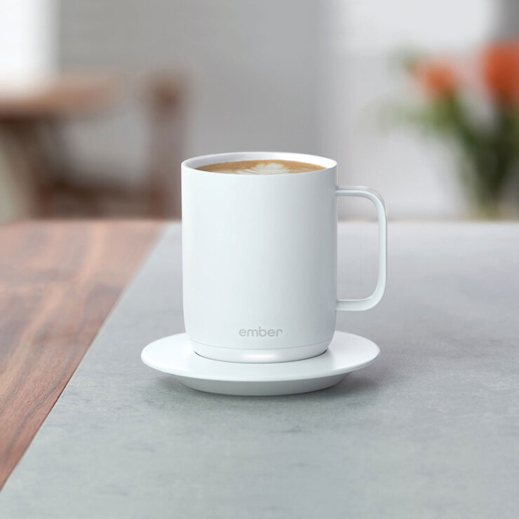 Ember Temperature Control Ceramic Mug, White Costco UK
