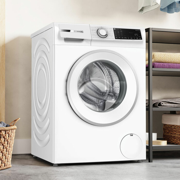 Bosch WGJ25400GB Series 6, 10kg Washing Machine, A Rated in White Bosch WGJ25400GB Series 6, 10kg Washing Machine, A Rated in White