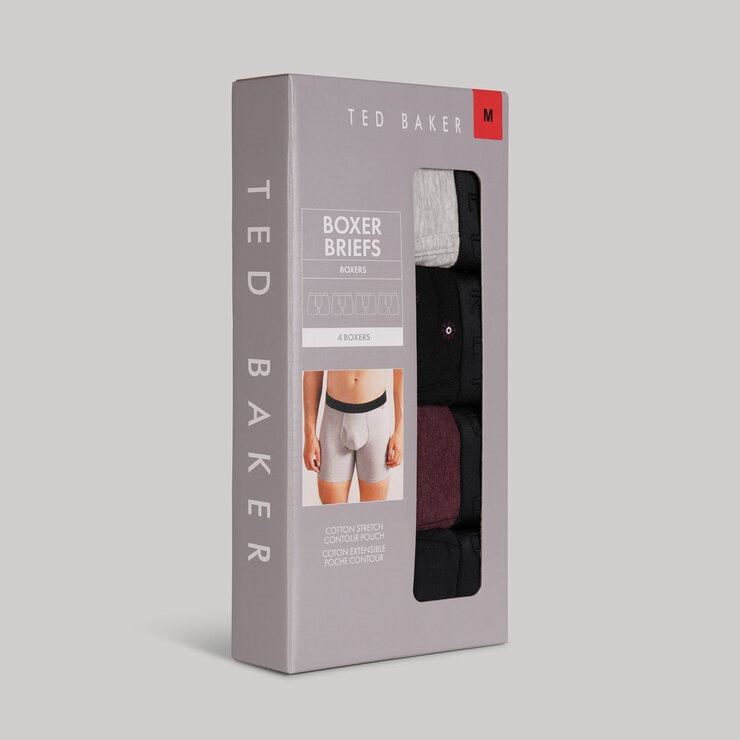 Ted Baker Men's Boxers, 4 Pack