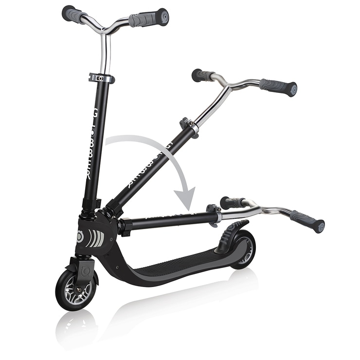 Globber Flow Foldable 125 Scooter in Black/Grey (6+ Years) Globber Flow Foldable 125 Scooter in Black/Grey (6+ Years)