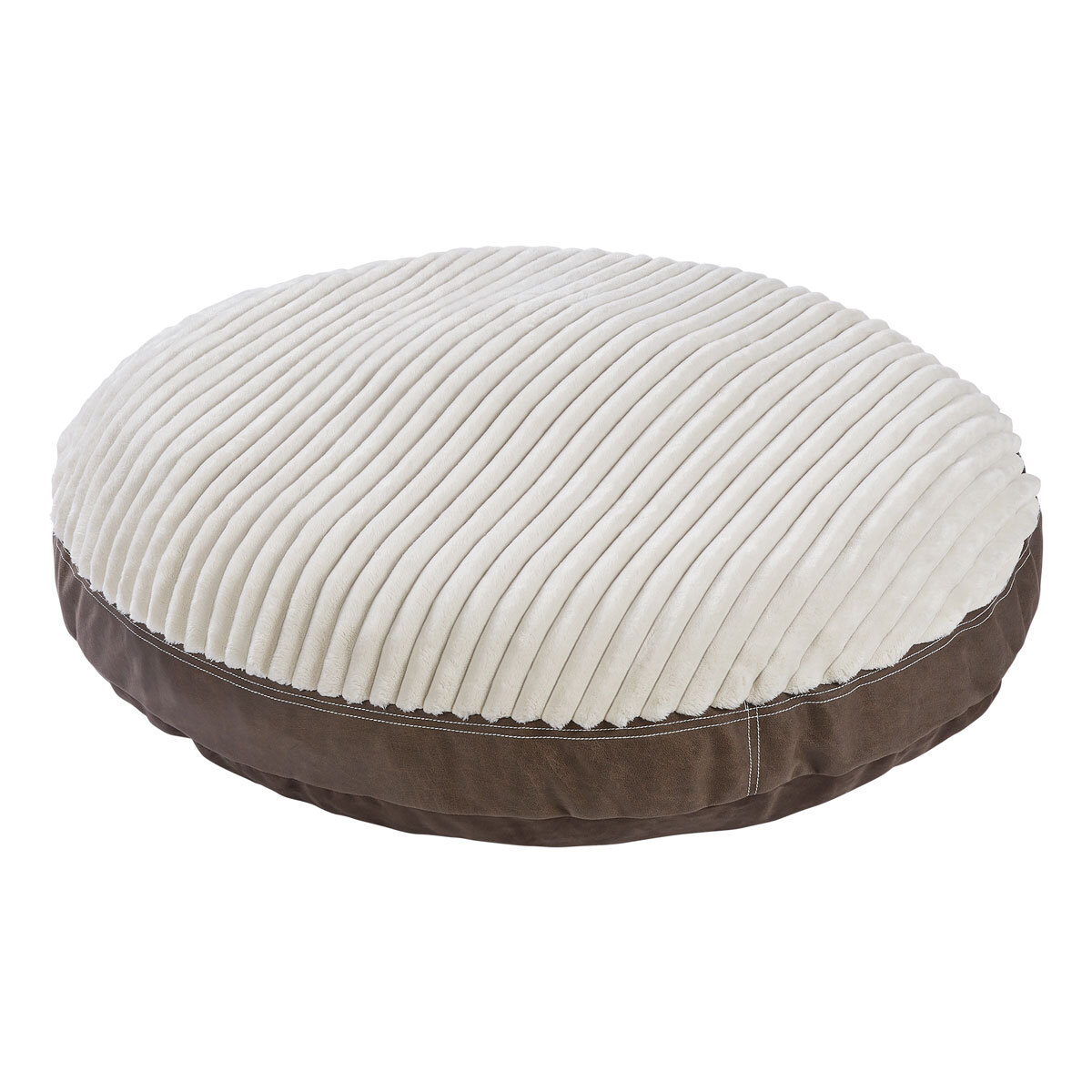 Kirkland Signature Round Pet Bed in Faux Leather, 42"