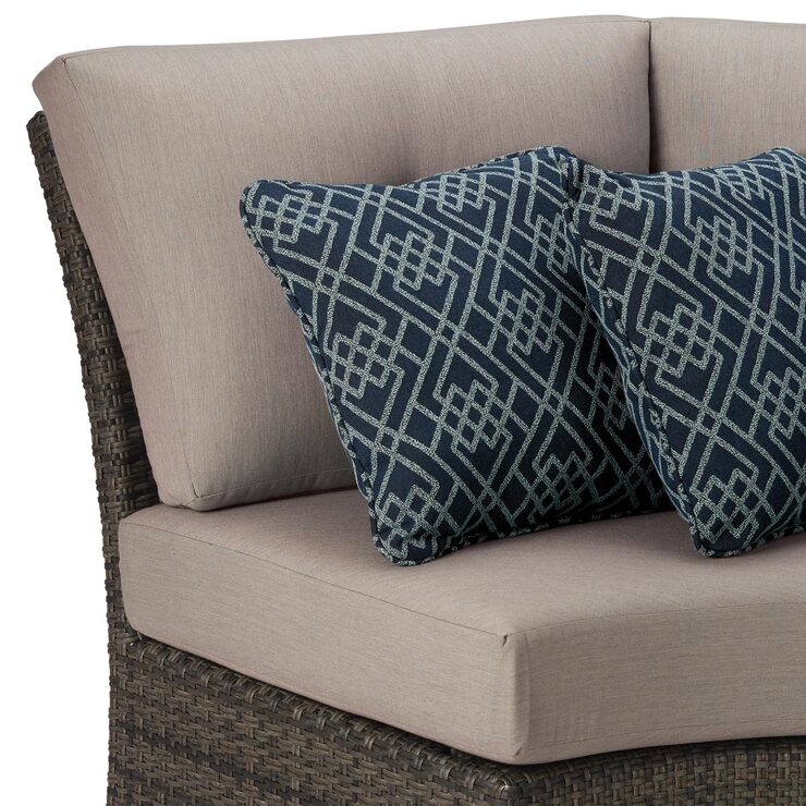 Agio Fresno 5 Piece Modular Woven Deep Seating Patio Set Costco UK