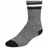 Weatherproof Women's Boot Sock, 6 Pack in Black, Mauve & Grey