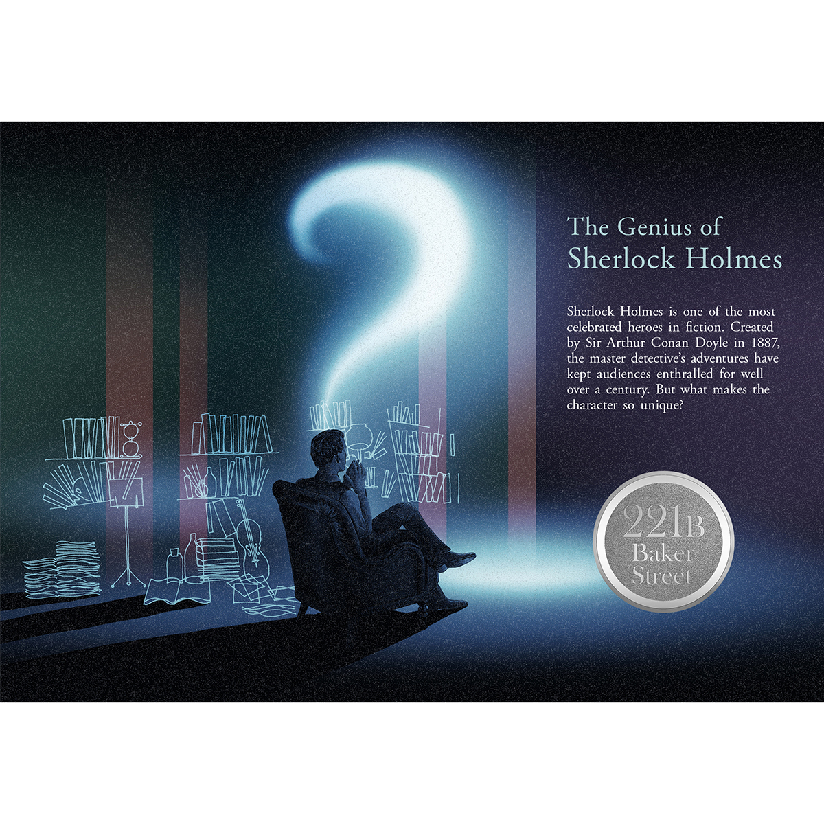Genius of Sherlock Stamp Set