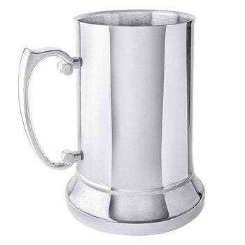 Fred Bennett Stainless Steel 580ml Tankard, Personalisation Available