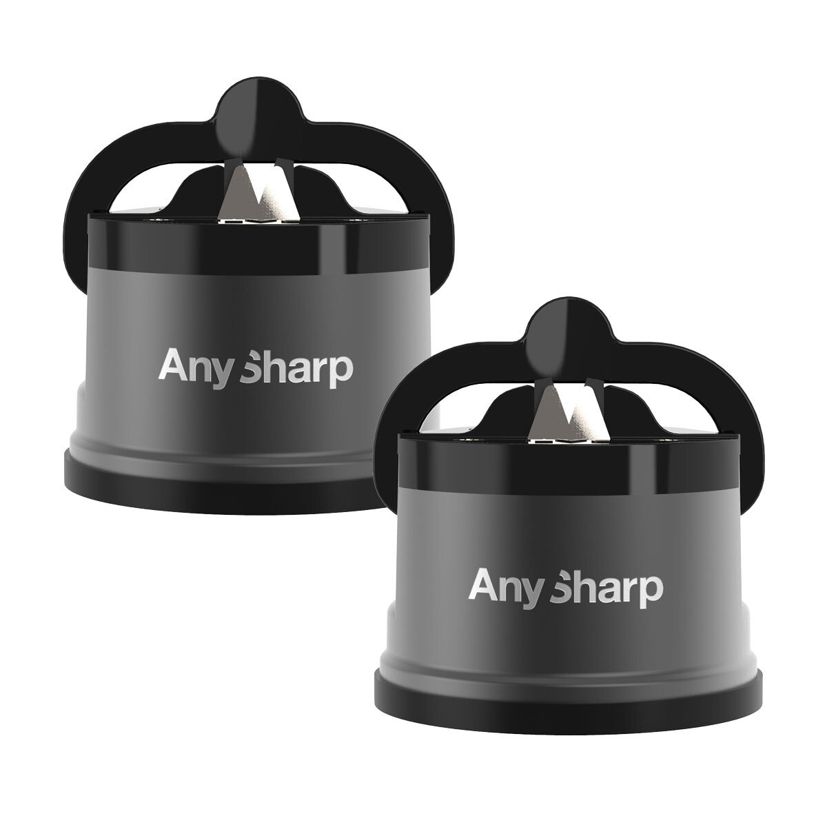 Anysharp Pro Metal Knife Sharpener with Suction, 2 Pack in 3 Colours