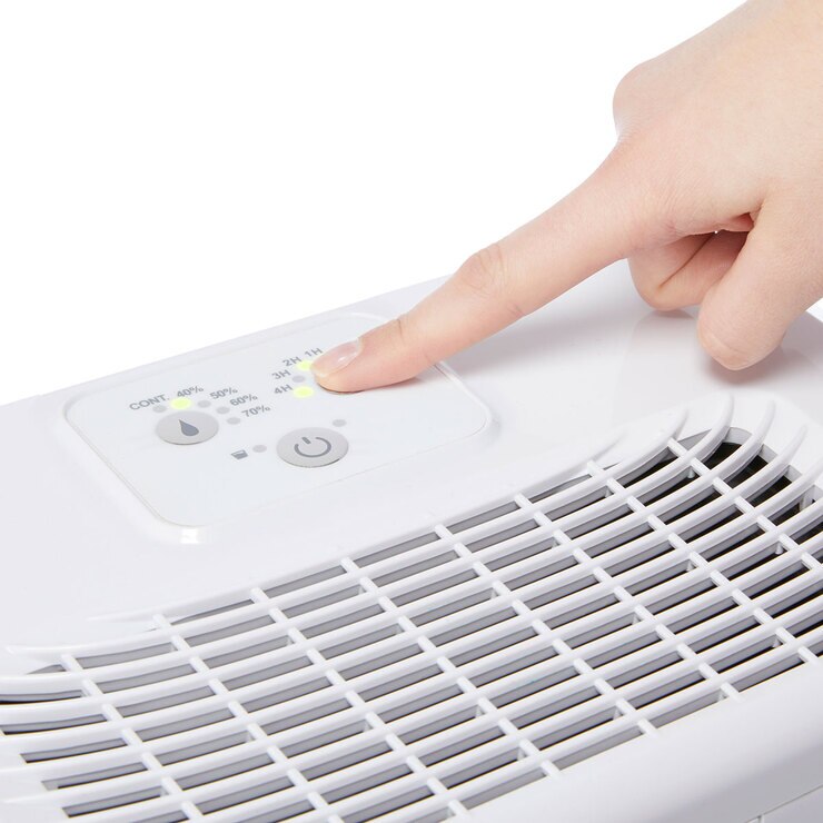 dimplex dehumidifier with purification 10l white