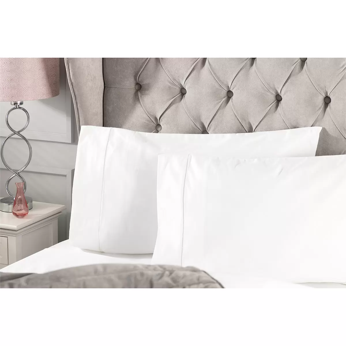 Belledorm Pure Egyptian Cotton Sateen 1000 Thread Count Housewife Pillowcase - Picture 6 of 6