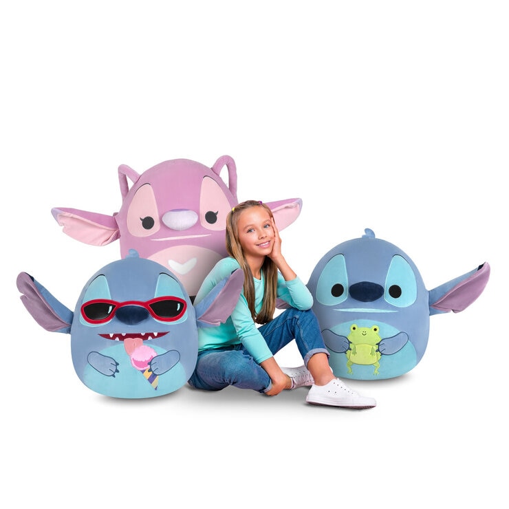Original Squishmallows Disney’s “Lilo and Stitch” Stitch with Sunglasses 20-Inch Plush