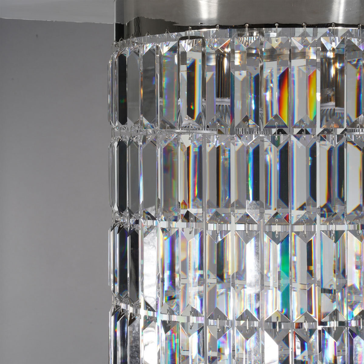 Close up Impex Washington Crystal Art Chandelier Light