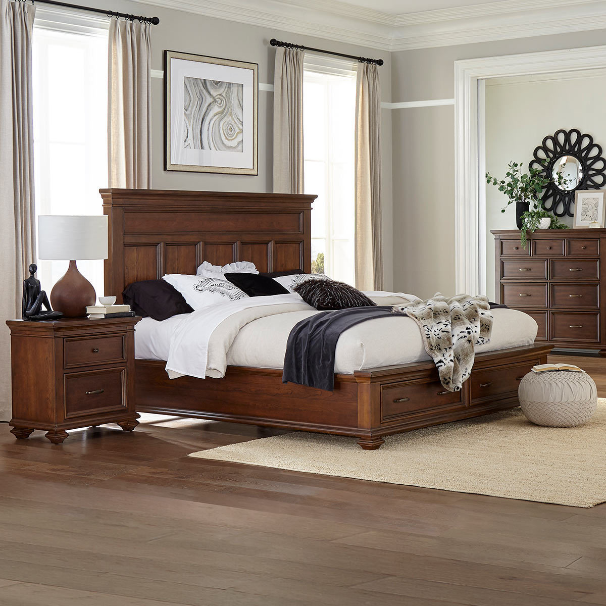 Northridge Conner Nightstand with 2 Storage Drawers Costco UK