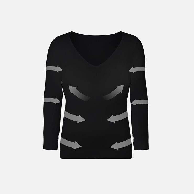 EvenLina long-sleeved shaping compression T-shirt