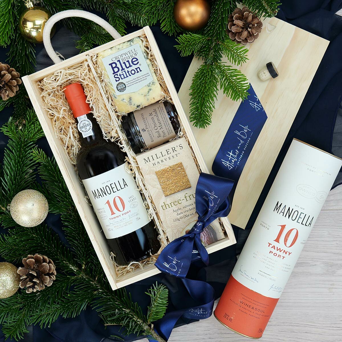 The 10yr Tawny Port & Stilton Christmas Box