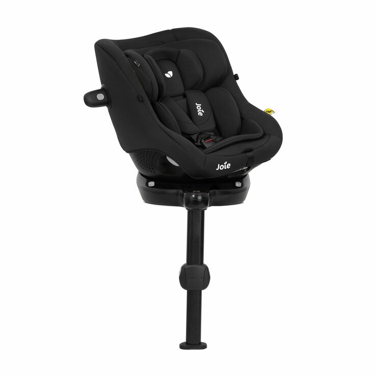 Studio image of the Joie I-Pivot Car Seat from the side, reclined Studio image of the Joie I-Pivot Car Seat from the side, reclined