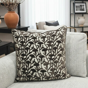 Malini Cassia Velvet Feather Fill Cushion in 4 Colours, 50 x 50 cm