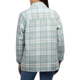 Jachs Women's Wool Blend Shacket in Mint