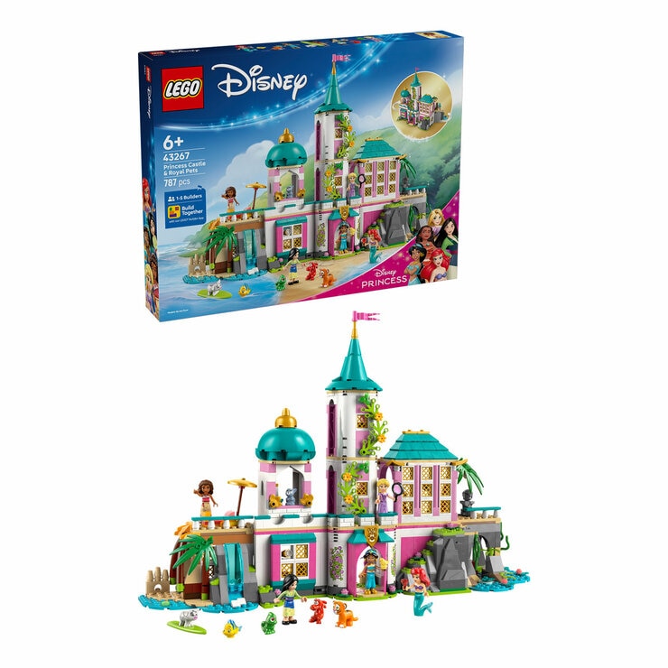 LEGO Disney Princess Castle and Royal Pets - Model 43267 (6+ Years)