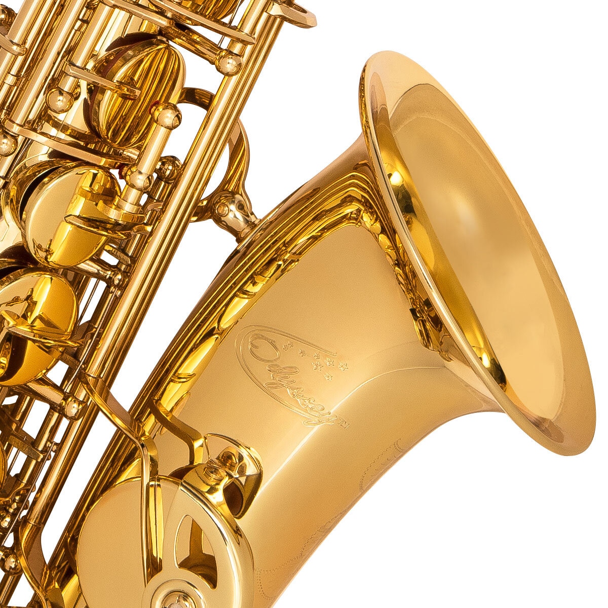 Close up of saxophone