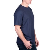 Kirkland Signature Men's Pima Cotton Slub Tee in Navy