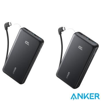 Anker Zolo 10k and 20k Power Banks with Built-in USB-C Cable