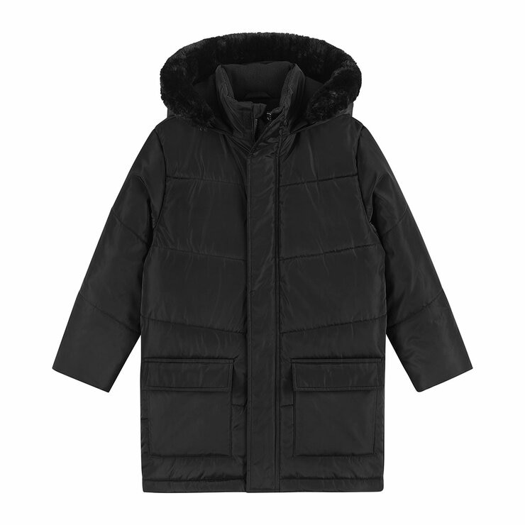 Andy & Evan Girls Back to School/Weekend Parka in Black