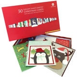 Burgoyne Hand Crafted Christmas Cards - 30 Pack