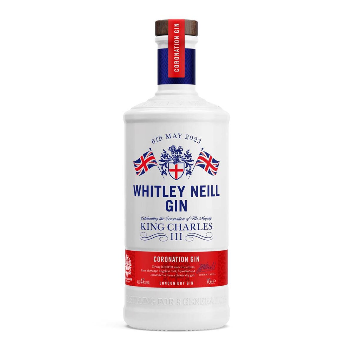 Whitley Neil Kings Coronation Dry Gin, 70cl