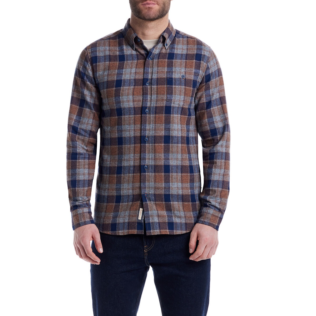 Weatherproof Men's Long Sleeve Flanne lShirt