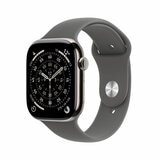 Buy Apple Watch Series 11 GPS + Cellular, 46mm Natural Titanium Case with Stone Grey Sport Band - M/L, MFCX4MP/A at costco.co.uk