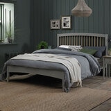 Bentley Designs Whitby Scandi Oak & Grey Bed Frame in 2 Sizes