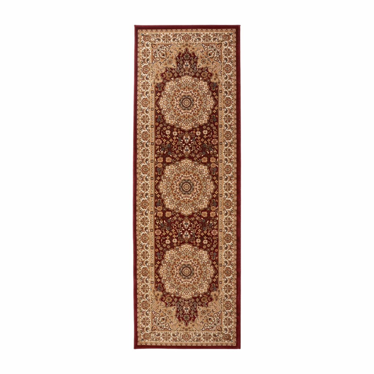 Concept Looms Grand Heritage Red & Beige Runner, 80 x 240 cm