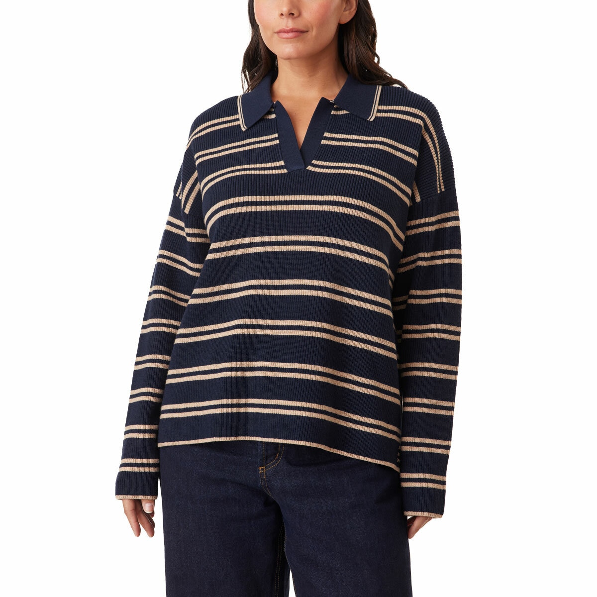 Scotch & Soda Ladies Jonny Collar Sweater