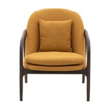 Gallery Allegra Ochre Fabric Armchair
