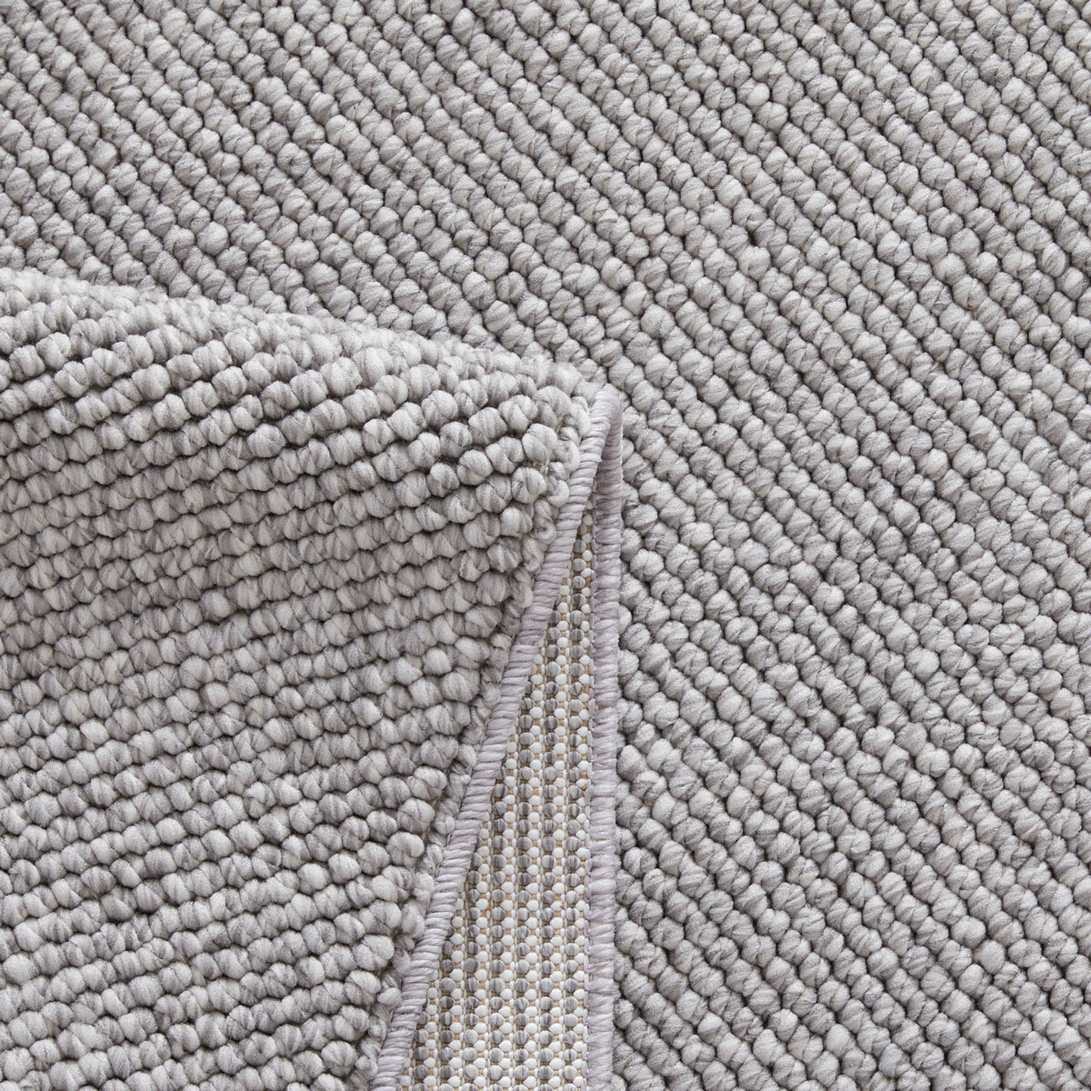Off The Loom Runner in Grey, 60 x 213 cm