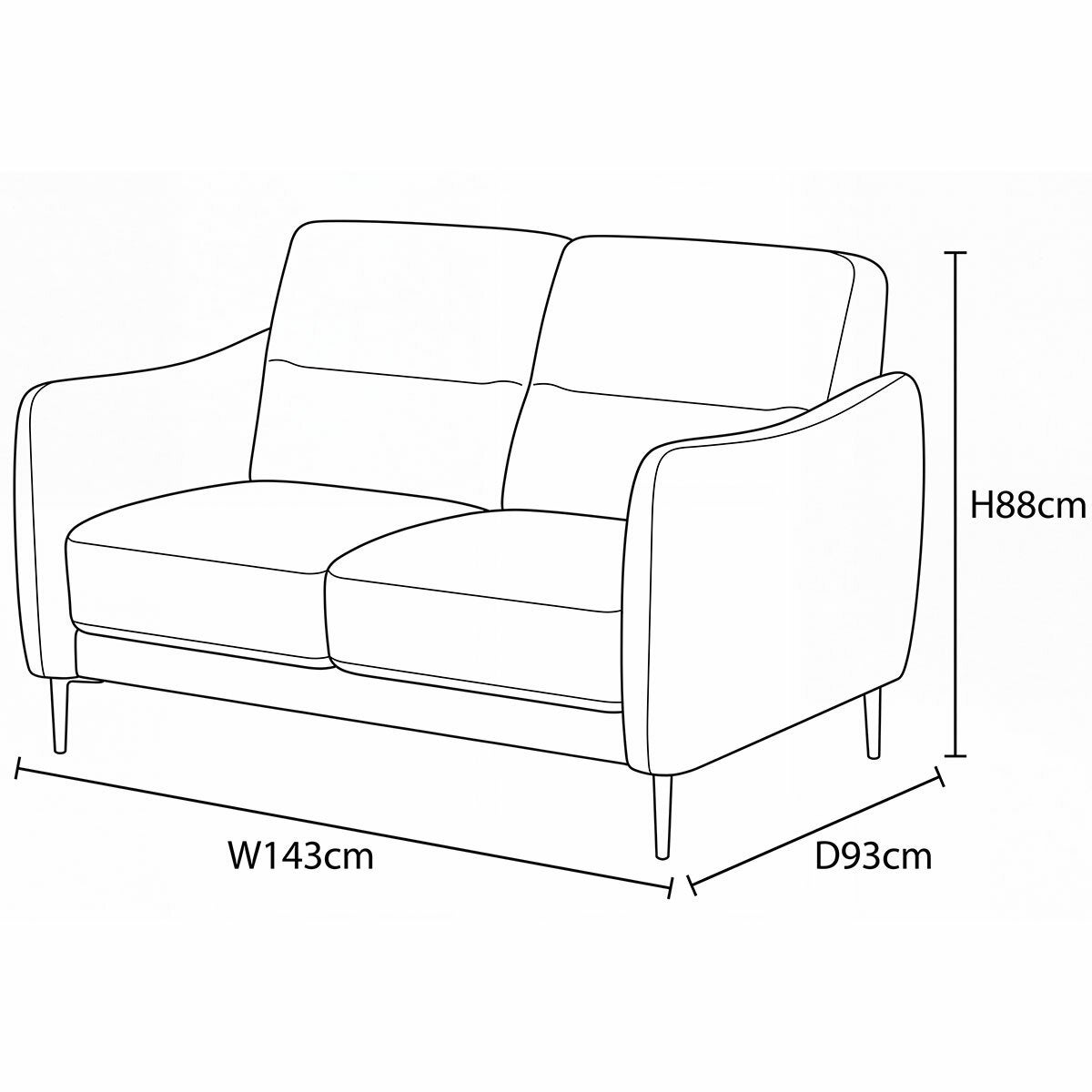 Nicoletti Jupiter Grey Leather 2 Seater Sofa Nicoletti Jupiter Grey Leather 2 Seater Sofa