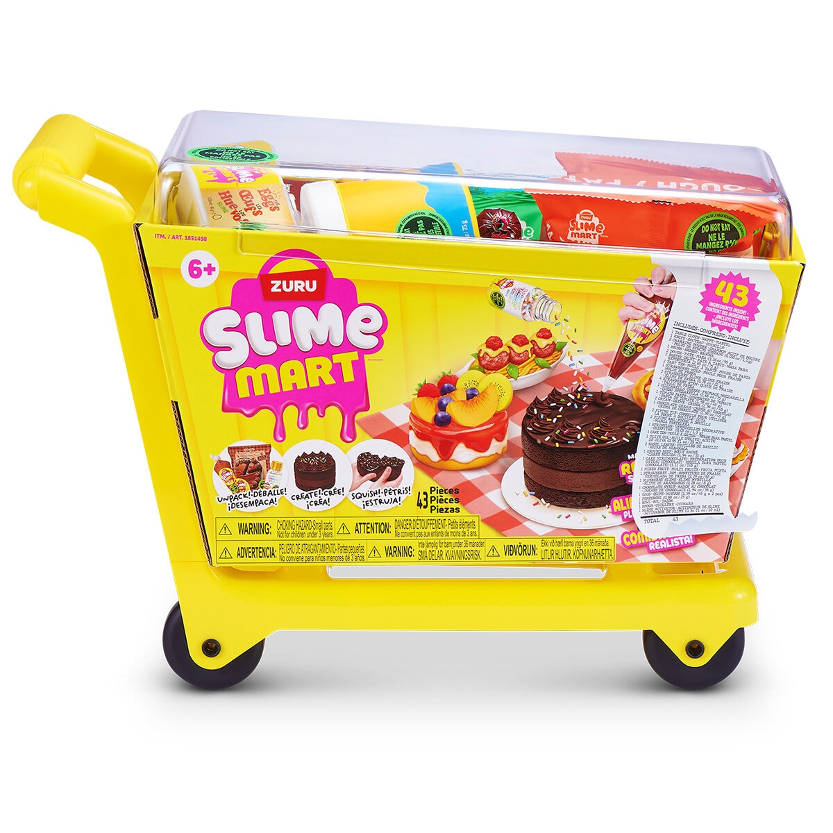 Costco Slime Mart Trolley with 5 Exclusive Recepies (6+ Years) Costco Slime Mart Trolley with 5 Exclusive Recepies (6+ Years)