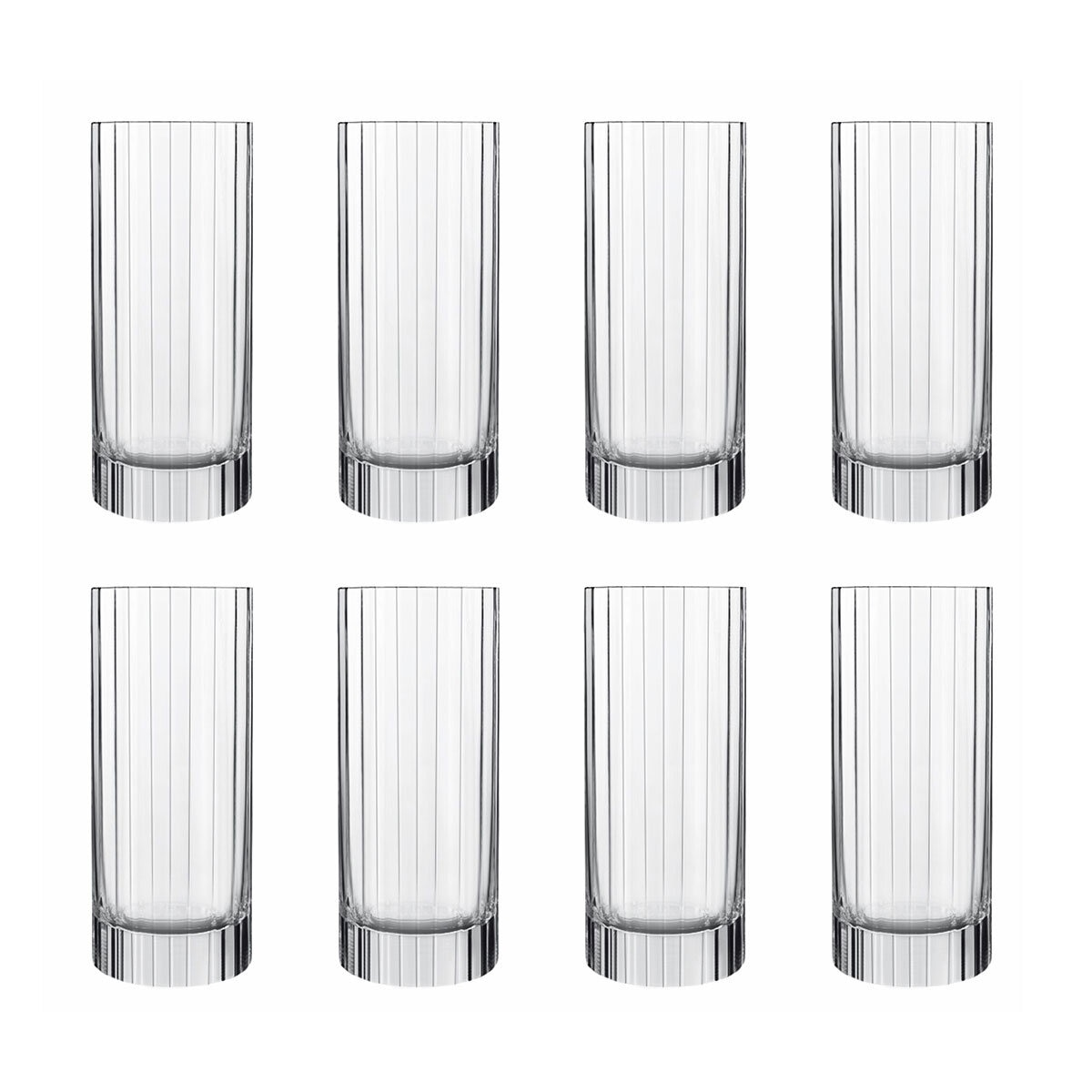 Luigi Bormioli Bach Hi-Ball Glasses, 360ml, 8 Pack