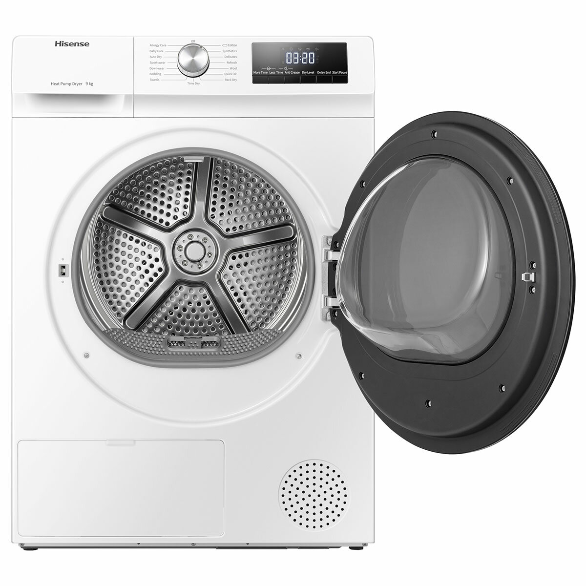 Hisense DHQA902U, 9kg Heat Pump Dryer, A++ Rated in White