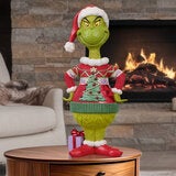 20 inch The Grinch With Ugly Sweater Statue By Jim Shore 20 inch The Grinch With Ugly Sweater Statue By Jim Shore