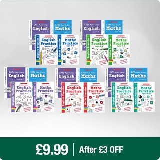 Scholastic SATs Practice & Revision 4-Book Pack in 5 Options