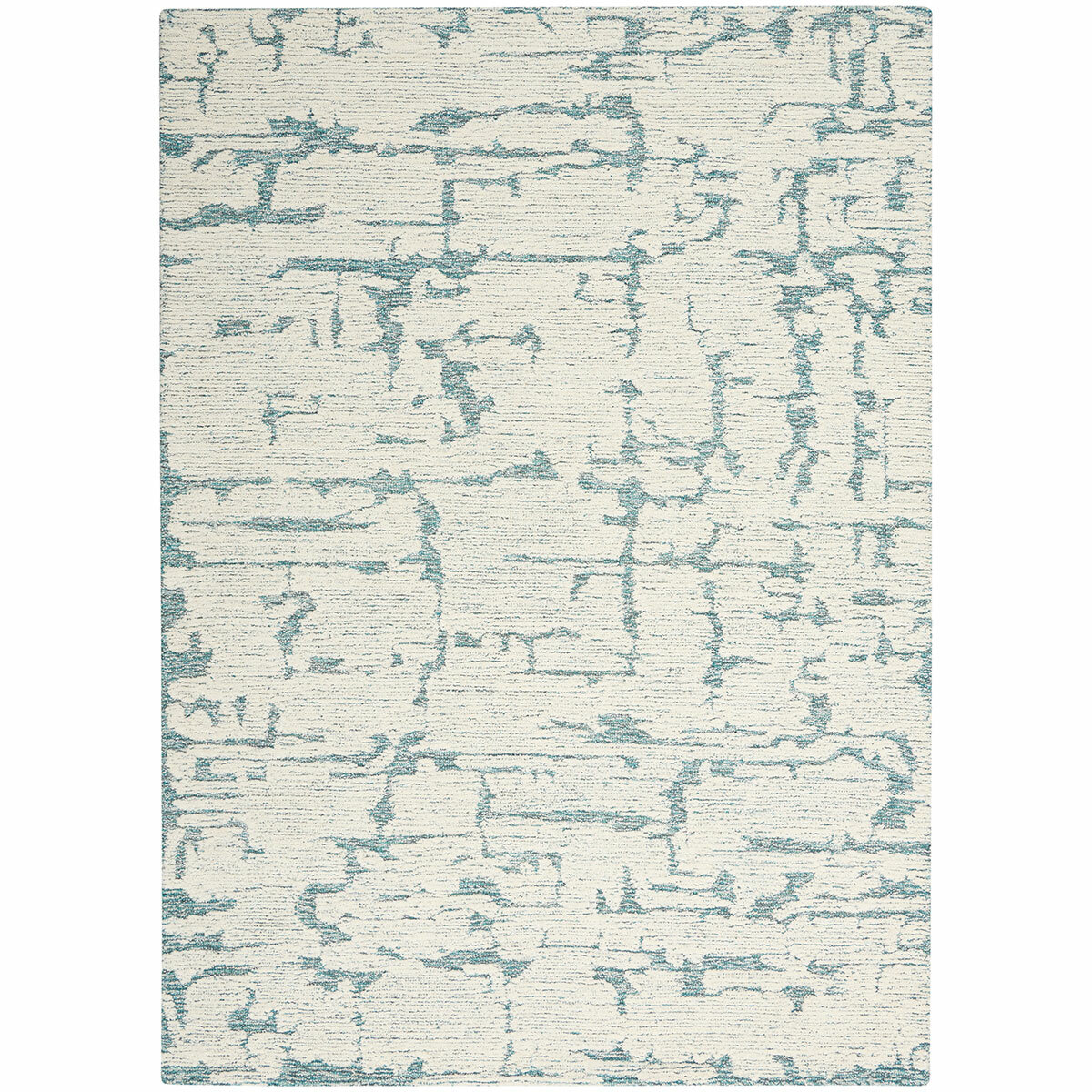 Calvin Klein Sculptural Teal Rug in 2 Sizes