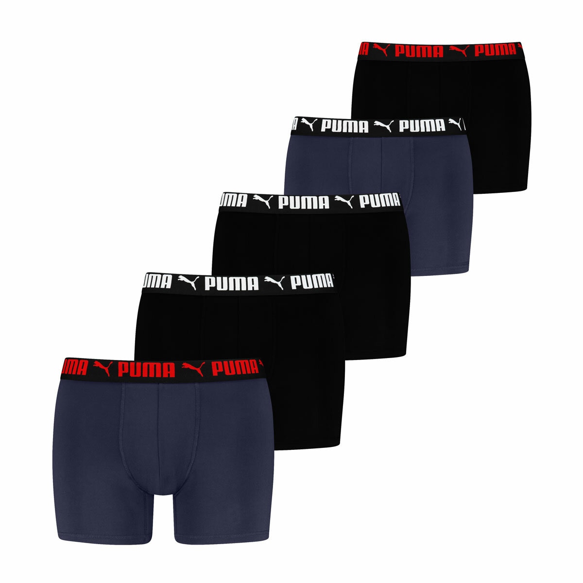 Puma Men's Boxer Brief, 5 Pack