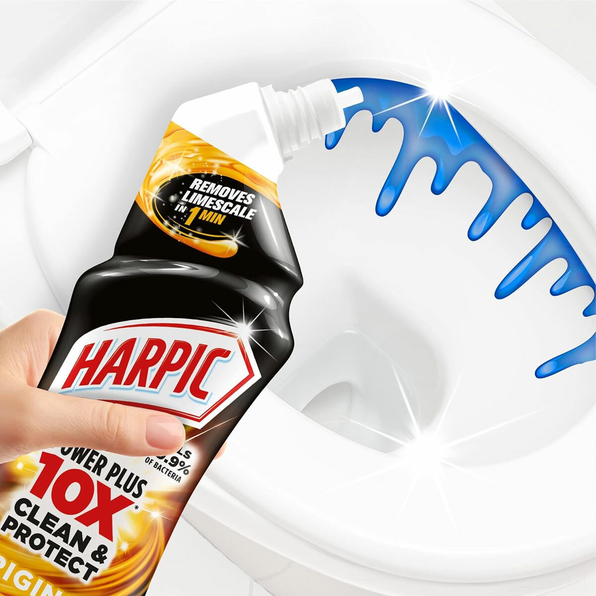 Place Under the Rim of Toilet Seat