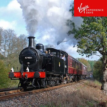 Virgin Experience Days One Night Break with Dinner and Steam Train Trip for Two