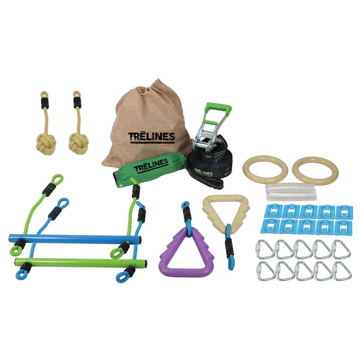 Trelines Ninja Adventure 36ft (11m) Set Trelines Ninja Adventure 36ft (11m) Set